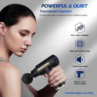 Mini Masajeador Eléctrico DUTRIEUX Para Relajación Muscular Y Fitness Equipo De Masaje Vibratorio Con Cabeza De Masaje Rodillo Ideal Para Cuello Y Fascia - details 0