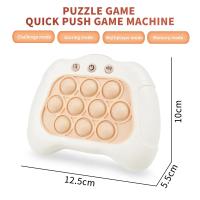 Juguete Antiestrés Con LED Pop Light Fidget Game Manija Para Niños Y Niñas Juego De Burbujas Corto Alivio De Estrés Temas Variados - details 10