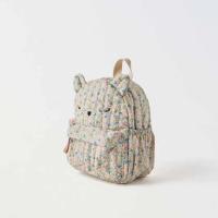 Mochila Infantil De Moda Con Estampado Floral Para Gatos Auténtica Auténtica Mochila Mini Para Bebés Y Niñas Material De Lona Acolchado Con Poliéster Con Cierre De Cremallera - details 4