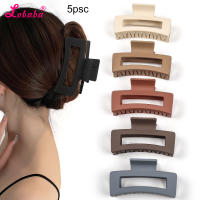 Juego De 5 Piezas De Pinzas Para Cabello De Mujer Estilo Sencillo Color Sólido Fuerte Adhesión Clips De Plástico Moda Accesorios Para El Cabello - details 7