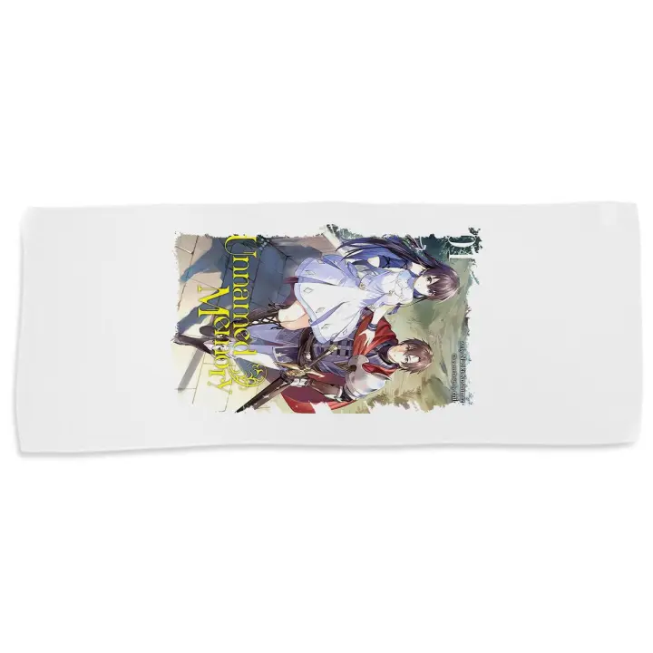 MERCHANDMANIA TOALLA MEDIANA GIMNASIO ABSORBENTE Unnamed Memory isekai magia heroe serie anime suave con bolsita - 1