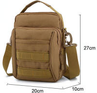 Bolso De Hombro Mensajero Táctico Impermeable Multifuncional Para Hombres Y Mujeres Bolsa De Pecho Para Camping Y Senderismo Con Sistema Molle - details 0