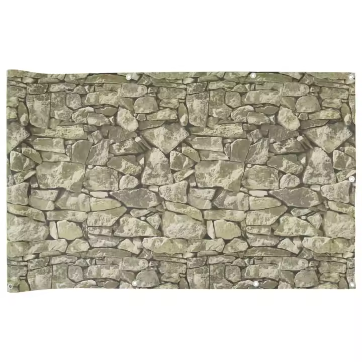 Pantalla DE PRIVACIDAD DE Balcón PVC look Piedra 600x90 cm - 1