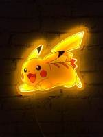 Lámpara de pared Pikachu Pokémon Neón LED - Oficial, decoración de 30 cm - details 2