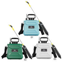 Almohadilla De Pesticidas Eléctrica Recargable USB 5L Portátil Para Jardín Y Limpieza De Vidrio Con Bote De Agua Y Regador Automático - details 4