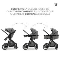 Asalvo Trío Convertible Sidney 2 – Cochecito 3 en 1 con Capazo, Silla de Paseo para Bebés, Silla de Auto para Bebés Grupo 0 para Bebés desde 0 Meses hasta 15 kg - details 0