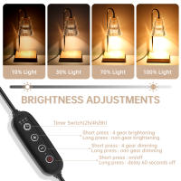 Lámpara Calentadora De Velas Con Timer Para Aromaterapia Y Decoración Moderna De Hogar Y Dormitorio Luz De Cera Retro Control Remoto - details 26