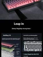 MCHOSE G75Pro Teclado Mecánico De Esports Tri-modos Con Retroiluminación RGB Interfaz Bluetooth Y USB Switches Hot-swappable - details 1
