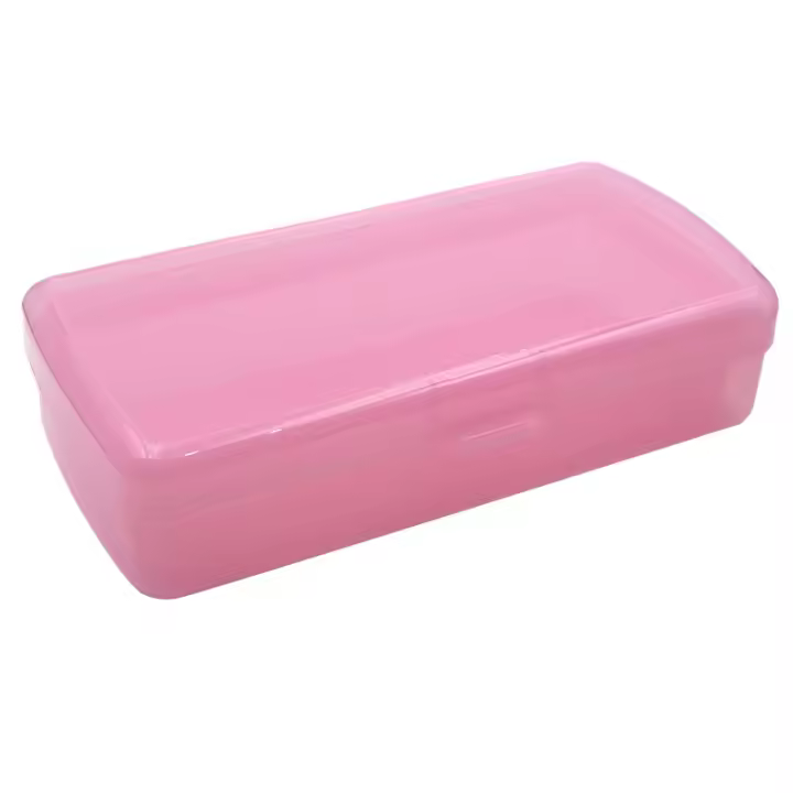 Caja De Desinfección Para Herramientas De Uñas 1Pc Organizador De Almacenamiento Transparente a Prueba De Polvo Para Tijeras Y Pinzas De Manicura Para Salón - 1