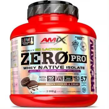 Amix Nutrition Amix Zero Pro Whey Native 2000 Gramos - Proteína Aislada de Suero - 1