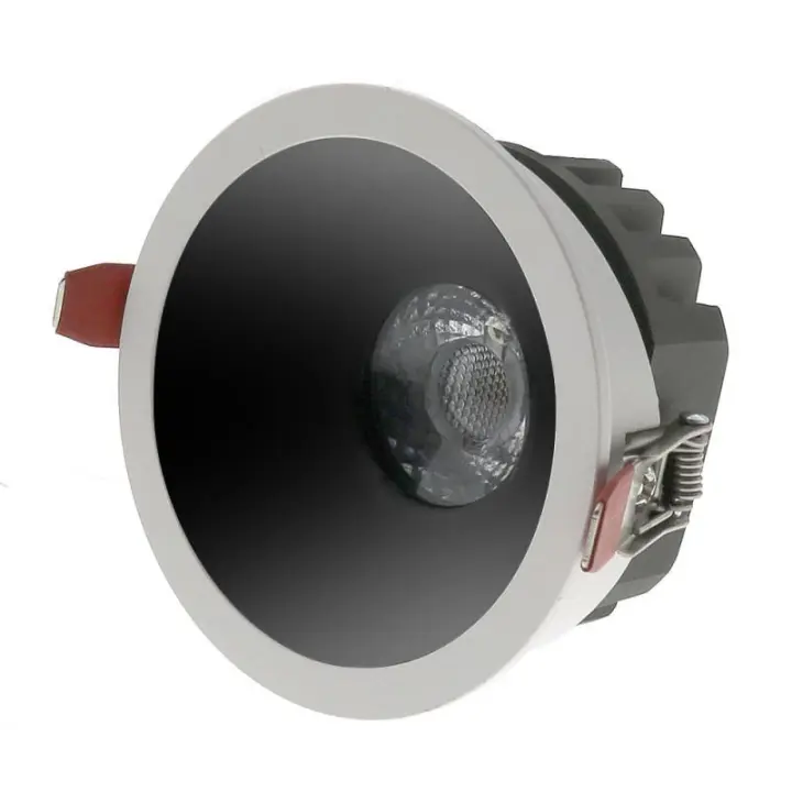 IluminaShop - Foco downlight LED CobMon Black 7W - 1