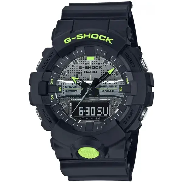Reloj de Hombre Casio G-Shock GA-800DC-1A, durable y elegante - 1