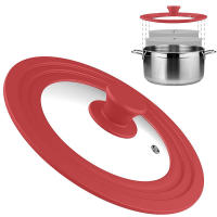 Tapa De Sartén Universal De Silicona Grande Apta Para Ollas Pans Y Frying Pans Ajuste Para 16cm a 32cm Eco-amigable - details 0