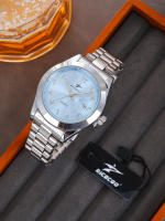 Reloj De Cuarzo Para Hombre Reloj De Pulsera De Moda Sencilla Y Lujo Para Uso Diario Y Negocios Con Calendario Pantalla Con Marcas Numéricas De Arábigas Material De Acero Inoxidable Resistente Al Agua - details 5