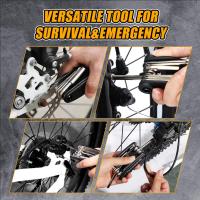 Multiherramienta De Bicicleta 16 En 1 Portátil Herramientas Multifuncionales Para Mantenimiento De Emergencia Y Reparación Ciclismo Montaña Herramientas Para Bicicleta - details 5