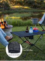Mesa De Camping Naturehike Plegable Ligera Y Portátil Para Exterior Picnic Pesca Playa Color Negro Tamaño 59x40x39 Cm Peso 652 G - details 5