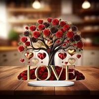 Adornos De Letras Para Día De San Valentín "AMOR" Decoración Para El Hogar Y Bares Regalo De Artesanía Para El Escritorio Decoración De Fiesta Proporciones De Imagen - details 9