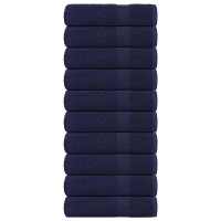 vidaXL Toallas de baño 10 uds 100x150 cm 360 gsm 100% algodón en color Gris/Antracita/Tuquesa y más - details 7