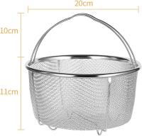 Cesta de Malla para vapor, versátil y Calor Resistant, fácil de limpiar para Restaurantes (20 cm) - details 0