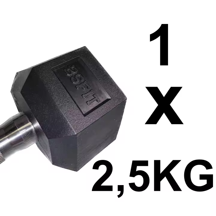 BSFIT Mancuerna Pesa, Dumbells Hexagonales 2.5-15 Kg - 1