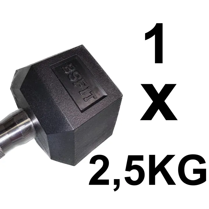 BSFIT Mancuerna Pesa, Dumbells Hexagonales 2.5-15 Kg - 1