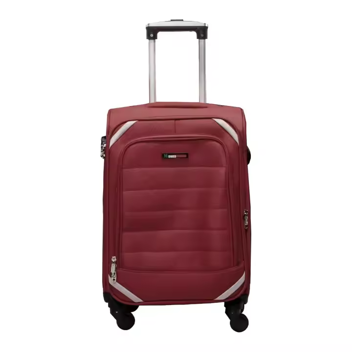 Mi Carros Maleta de viaje  [trunk] de 20, 24 y 28 pulgadas, con carrito de tela Oxford, Maleta de equipaje rodante, Valise,Ligera y Resistente, Cerradura Antirrobo Insertada Combinación de 3 dígitos, Ruedas Silenciosas 360º Giratorias - 1