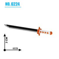Bloques De Construcción Samurai 480Pcs Ninja Katana De Anime Japonés Con Hoja De Mariposa Juguetes Para Niños Y Adultos Bricks De Plástico Micro Bloques Auto-Desbloqueables - details 6