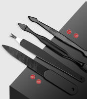 Juego De 23 Piezas De Tijeras Y Cortauñas De Acero Inoxidable Para Pedicura Y Manicura Con Gancho Águila Herramienta Portátil Para Cuidado De Las Manos Y Pies - details 3