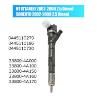 Inyector De Combustible Para Diesel 0445110279 0445110186 0445110092 Compatible Con HYUNDAI H1 (STAREX) Y KIA SORENTO 2.5 CRDi Metal - details 0