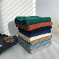 Bufanda Plana De Color Sólido Coreano Para Parejas, Tejida Con Hilo Grueso Y Cálido, Moda De Otoño E Invierno, Mantel De Adultos Para Exteriores - details 1