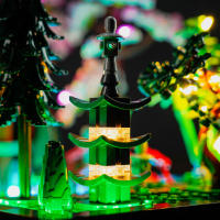 Luz LED Lazishi 10315 Para Jardín Tranquilo Bloques De Construcción Regalo Accesorios De Iluminación Solo Luz Compatible Con Lego Material Plástico - details 5
