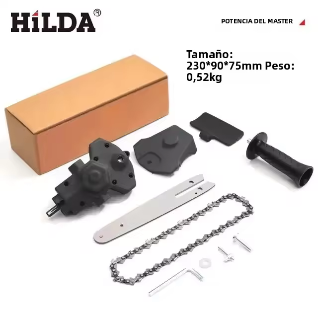 Kit De Conversión Portátil HILDA 4/6 Pulgadas De Taladro Eléctrico a Motosierra Eléctrica Adaptador Para Trabajar Madera Y Podar - 1