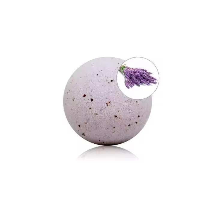 Bomba de Baño Aroma Lavanda con Pétalos de Rosa 140 gr - 1