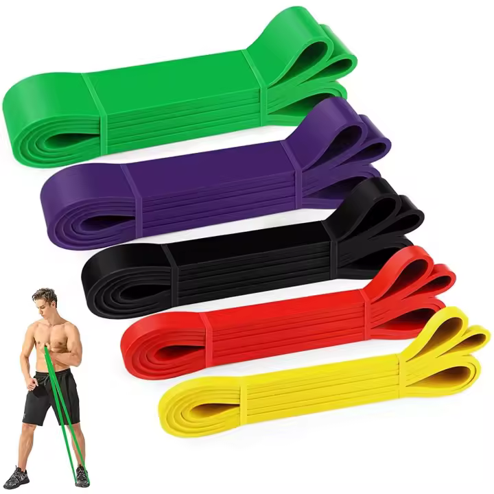 ALLINLIFE Bandas Elasticas Musculacion[Set of 5 Or 8], Gomas Elasticas Musculacion Cintas Elasticas Musculacion con Bolsa de Transporte para Entrenar Powerlifting Fitness Yoga - 1