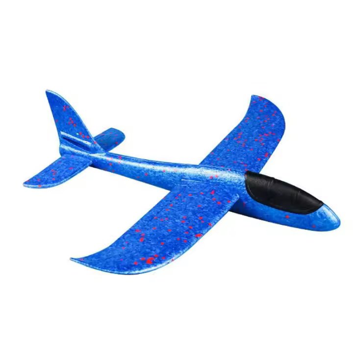 Avión De Tiro De Mano Grande De 48CM En Espuma Resistente Al Desgaste Modelo EPP Juguete De Exterior Para Niños Y Niñas - 1
