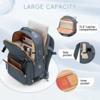 Mochila de viaje para hombre y mujer, morral de equipaje de mano, resistente al agua, ideal para ordenador portátil de Negocios, Universidad, Ryanair - details 8