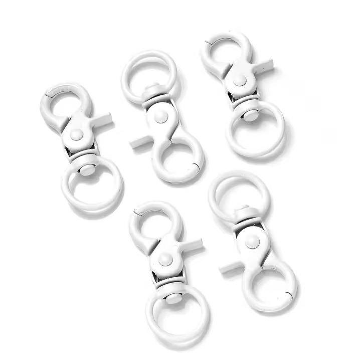iYOE 5pcs Abrazaderas De Langosta Para Joyería Multicolor 20x43mm Encuentros Para DIY Llavero Conector De Mano Bolsa Muñeca Muñeco - 1