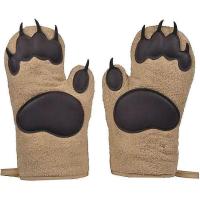 Cocina para hornear Barbacoa engrosamiento oso patias de oso poderes y guantes de cuerno, cuerno oso manos mitones, 1 par conjunto de 2 - details 0