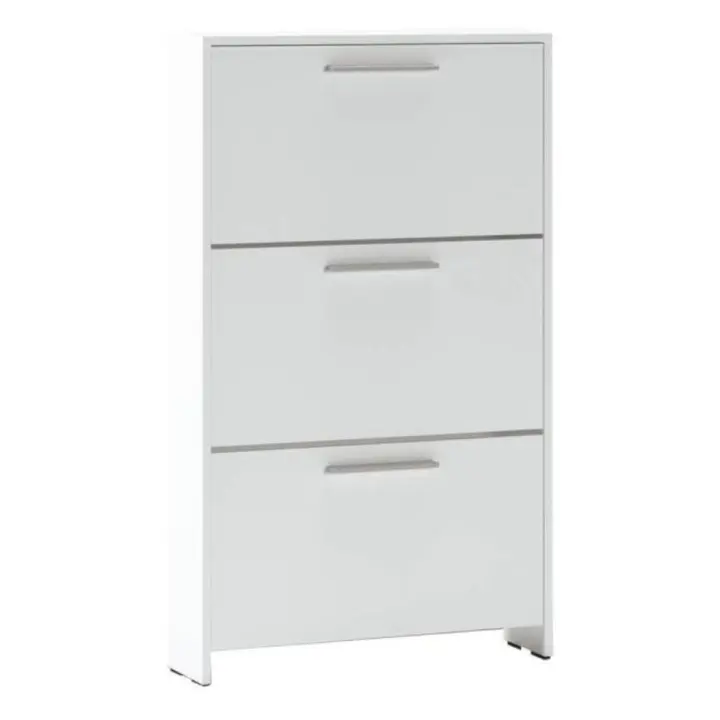 ZAPATERO 3 PUERTAS BRAVO MODELO AURA BLANCO - 1