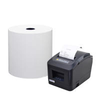 000-001 Rollos de papel térmico 80X80mm, papel para tickets de Datáfonos, Cajas Registradoras y TPV. Marca color mundo - details 2