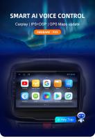 AWESAFE inalámbrico CarPlay Android Auto Radio para Jeep Renegade 2016 2017 2018 2019 2020 coche reproductor multimedia GPS 2 din autoradio volante controles RDS Bluetooth - details 0