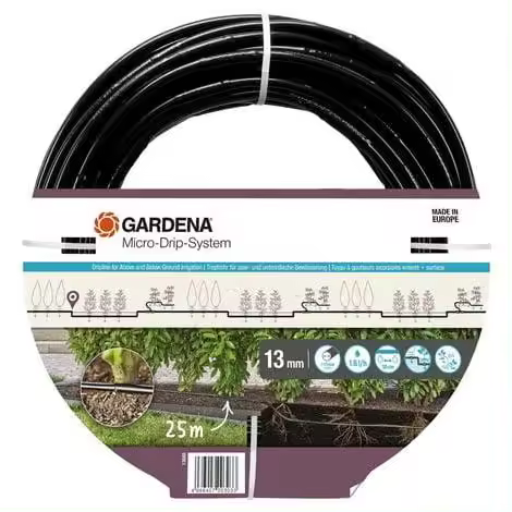Gardena 13503-20 manguera de jardín 25 m Bajo tierra Negro - 1