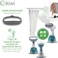 ARISE SHOP-Kiwi-vaporizador de ropa de KSI-6450, plancha de Vapor Eléctrica Popular para viaje, hogar, portátil.1200W.260ML - details 2