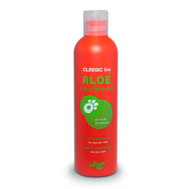 NOGGA Champú Para Perros Aloe Vera 250ml - Nogga Classic Line Aloe Vera 250ml - Champú Suave, Hidratante Aloe Vera - - 1