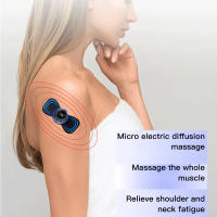 Masajeador Eléctrico De Cuello Con Pantalla LCD Masa Corporal Con 8 Modos Pulso Estimulador Muscular Portátil Con Control Remoto - details 1