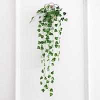 1/2PCS Simulación De Planta De Pared Verde Para Interior Decoración De Flores Rattan Falsas Hojas Verdes Begonia Adorno De Pared Colgante De Plástico - details 21