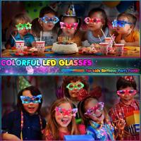 6pcs Lentes LED Brillantes Formas Diversas Luz Nocturna Para Fiestas Accesorio De Regalo Para Cumpleaños Halloween - details 6