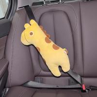 Almohada De Cinturón De Seguridad Para Coche En Forma De Giraffa Juguete De Animal Suave Soporte Cervical Para Niños Almohada De Cojín De Protección De Hombros Accesorios De Coche Para Bebés Y Niños - details 4