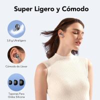 Auriculares Bluetooth, Auriculares Bluetooth 5,3, 4 Mic con Reducción de Ruido ENC, 50H con Graves, Cascos Inalambricos Bluetooth IP7 Impermeable, Carga rápida USB-C, Ajuste Cómodo - details 4