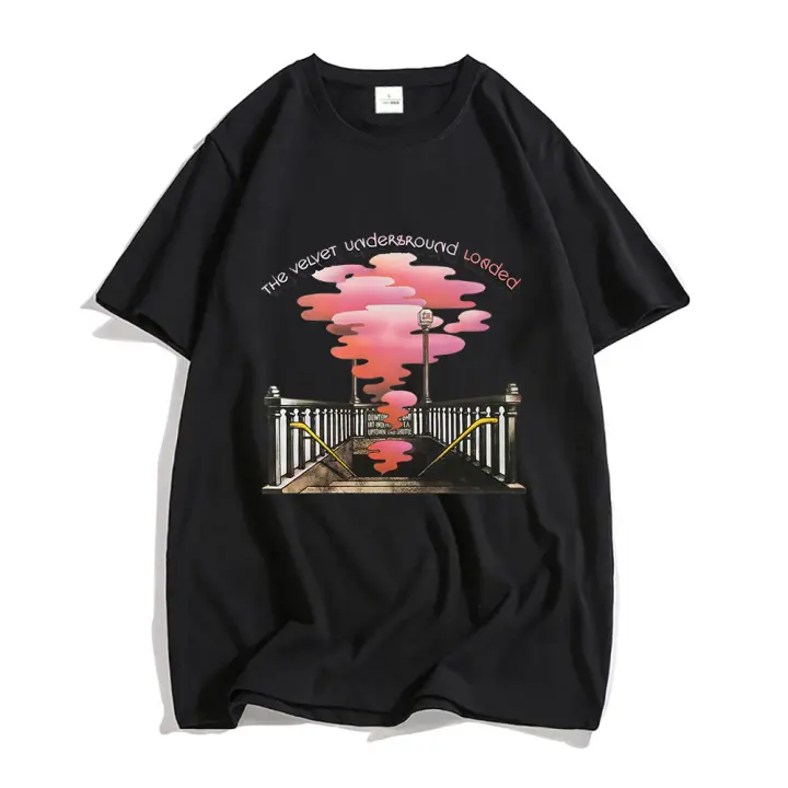 Camiseta De Algodón 100% the Velvet Underground Rock Band Para Hombres Estilo Aestético Personajes Pop O-neck Casual - 1